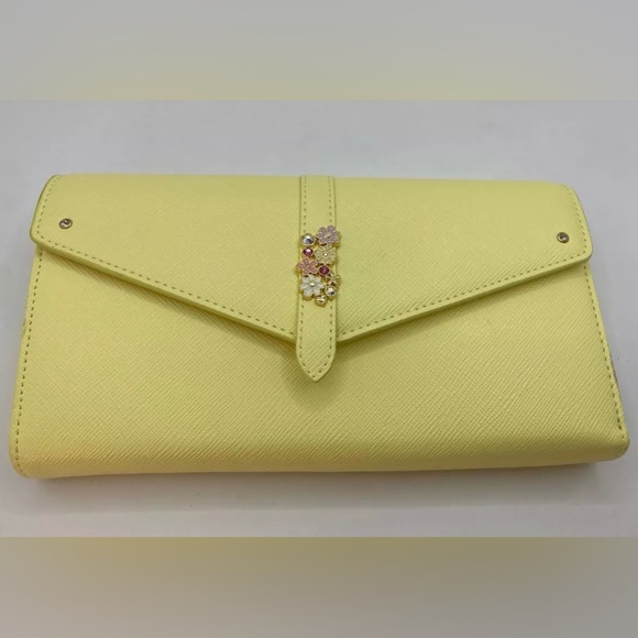 LOW START Samantha Thavasa Petit Choice Long Wallet Yellow Exclusive from Japan - Picture 1 of 13